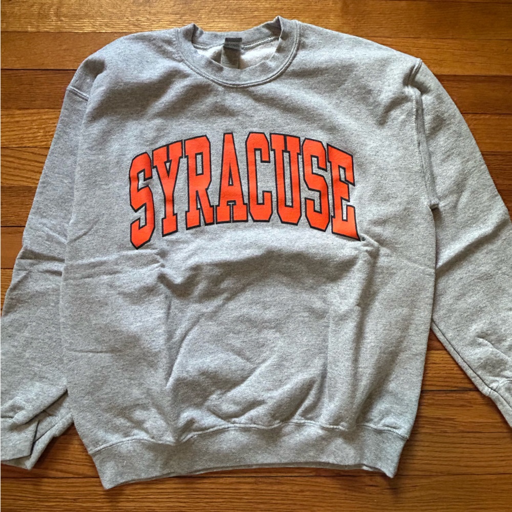Syracuse Gray and Orange Men's Sweater